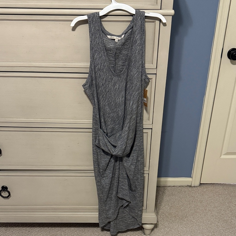 RACHEL Rachel Roy Asymmetrical Gray Dress